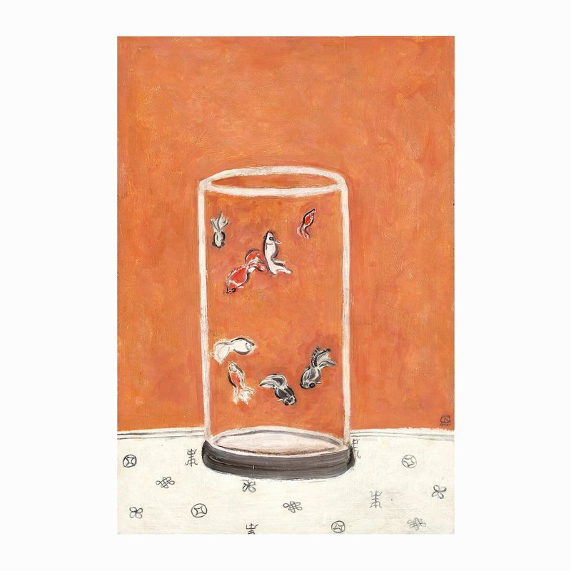 【艺术挂画】八尾 金鱼 | 常玉 - 海报/装饰画/版画 - 纸 