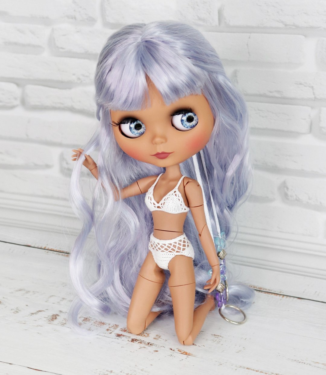 Crochet pattern Bra and panties for Blythe, PDF Digital Download, DIY tutorial - 手工艺教程/工具书 - 其他材质 