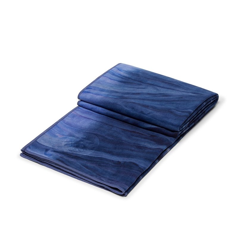【Manduka】eQua Towel 瑜珈铺巾 - Moon Tie Dye (湿止滑) - 运动配件 - 聚酯纤维 蓝色