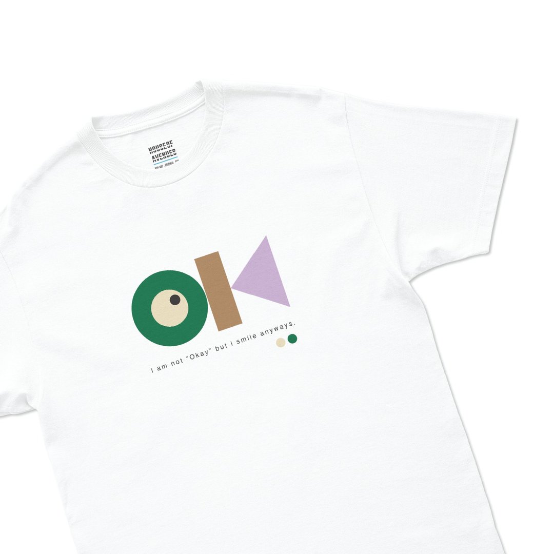 | HOA 原创T-SHIRT | A to Z 心灵毒鸡汤语录 系列 | STYLE O | - 中性连帽卫衣/T 恤 - 棉 多色