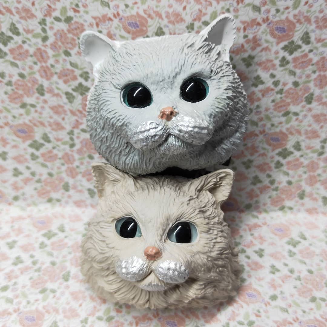 布偶+金吉拉猫头-2D扩香石 - 香薰/精油/线香 - 其他材质 多色