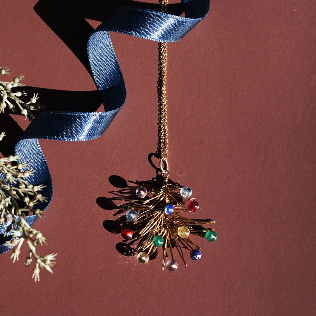 宝石结实之树项链 Jewel Holiday Tree - 项链 - 宝石 多色