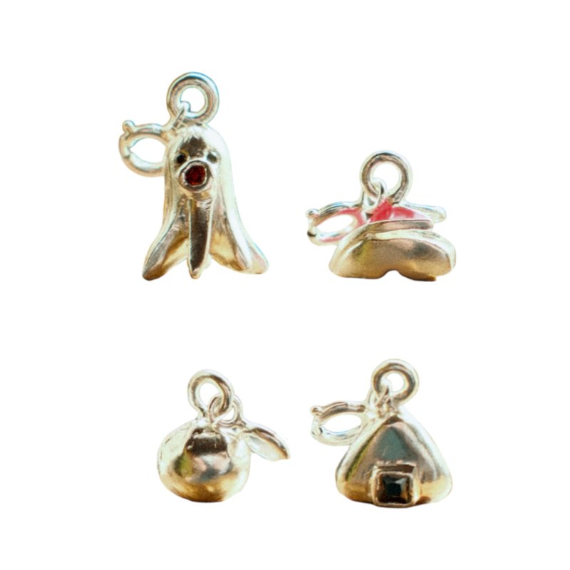 均衡饮食！配菜们～ (吊饰) - 项链 - 银 银色