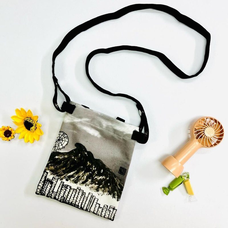 【两用袋 - 手绘图画】塞拉利昂 (可侧孭|可手提) - 手提包/手提袋 - 棉．麻 