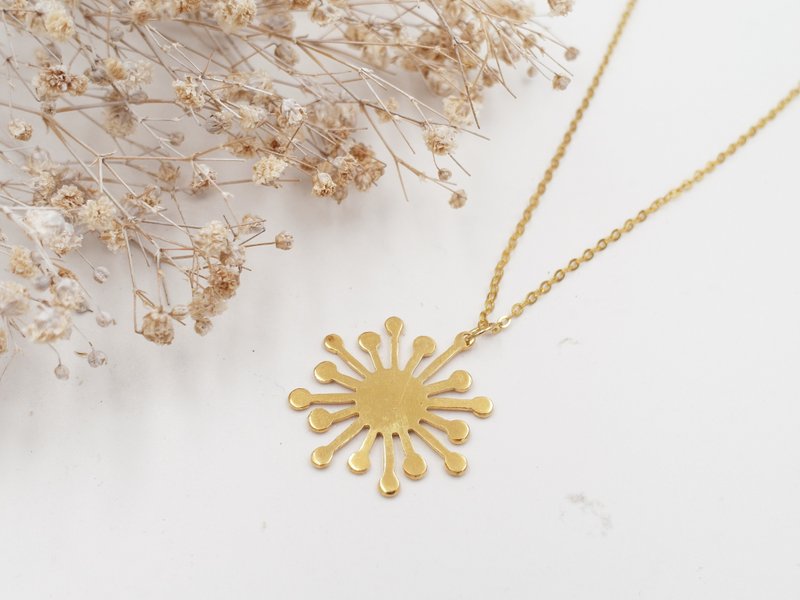 ✦灿✦铜电镀✦金✦项链/项链/锁骨链/短链 - 项链 - 其他金属 黄色