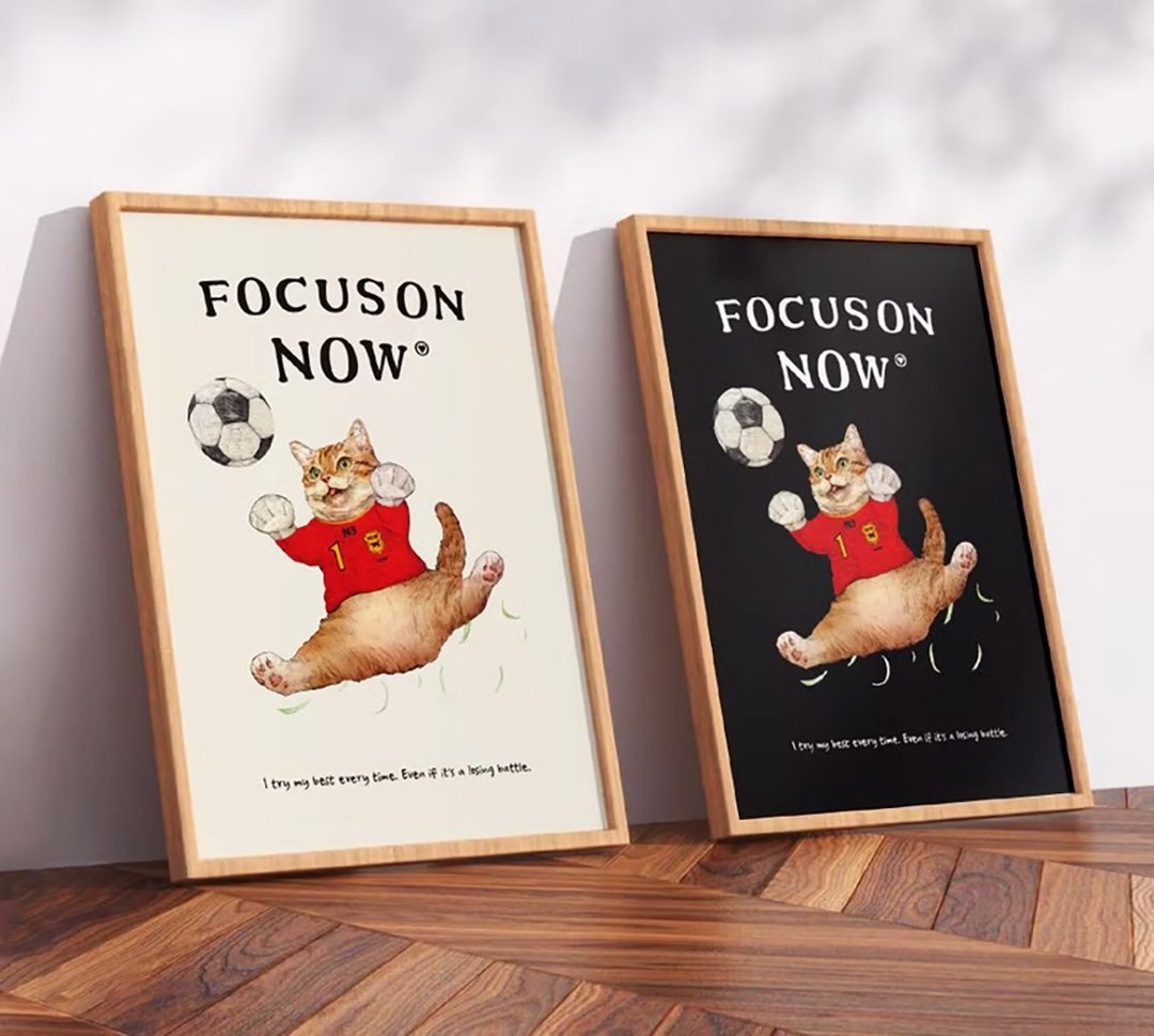 FOCUS ON NOW / 原创海报 / A4 或 A3 尺寸 - 海报/装饰画/版画 - 塑料 白色