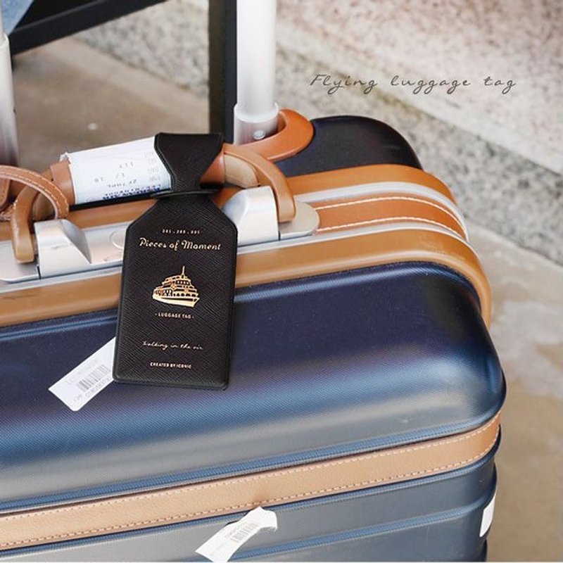 飞行日记行李吊牌-酷黑,ICO86871 - 行李吊牌 - 塑料 黑色