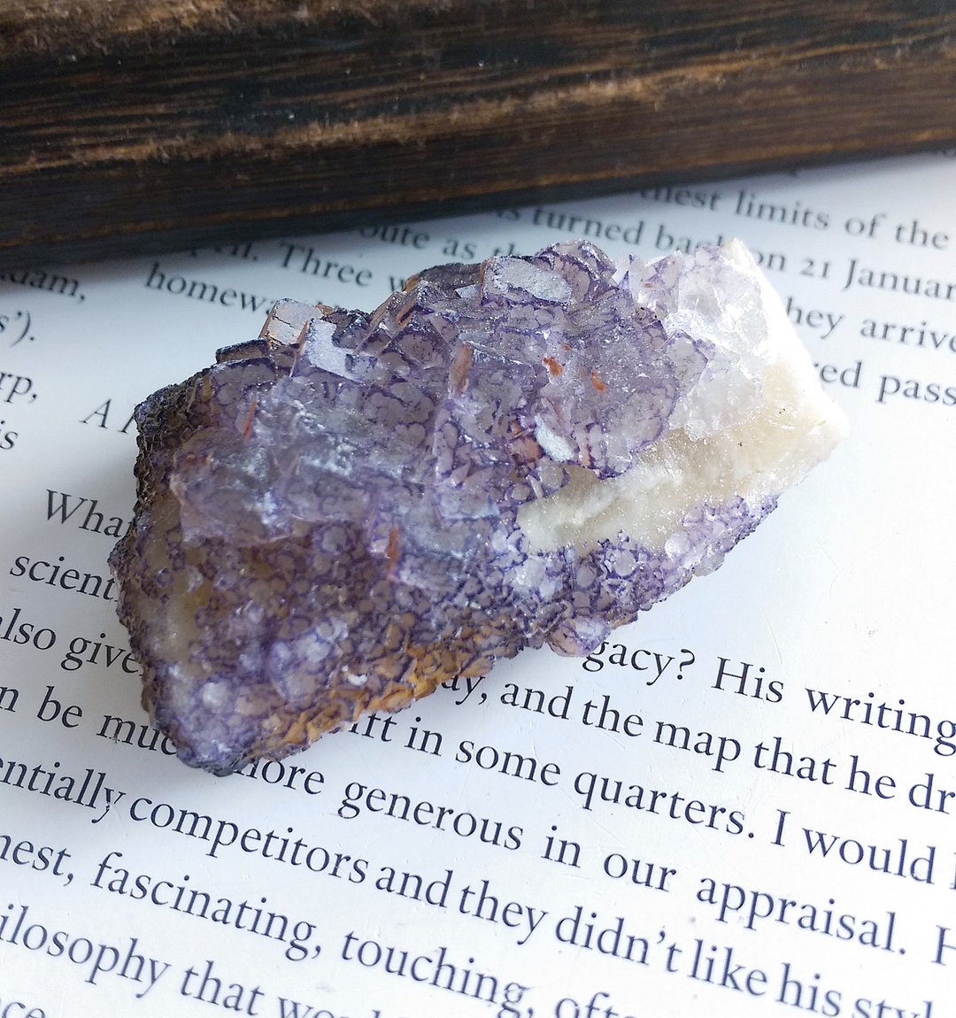 Fluorite 贵州产地 紫边萤石 天然矿石 原矿 - 摆饰 - 其他材质 