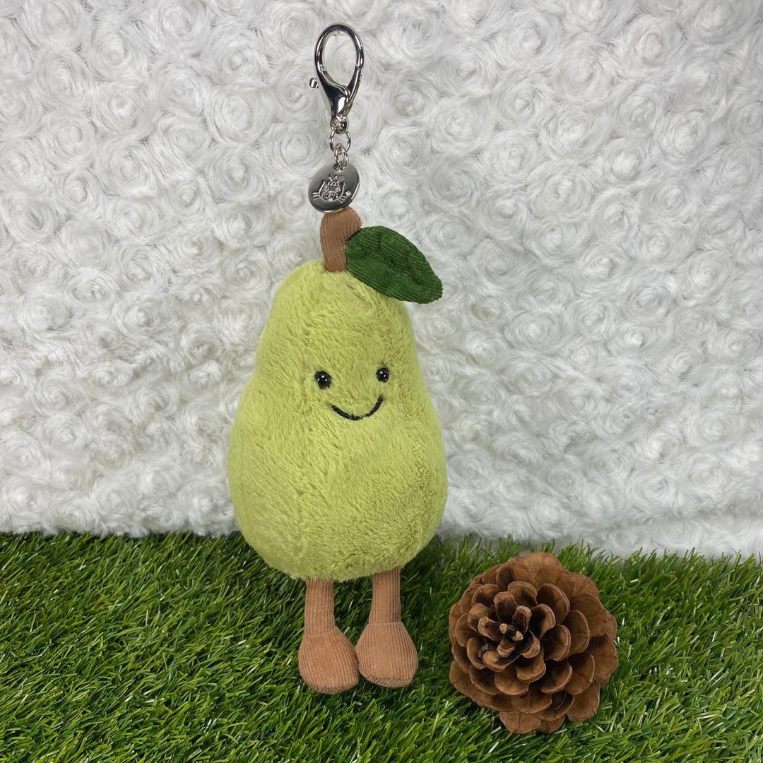 Jellycat 钥匙圈/吊饰 Amuseable Pear 香梨 约14cm - 吊饰 - 聚酯纤维 绿色