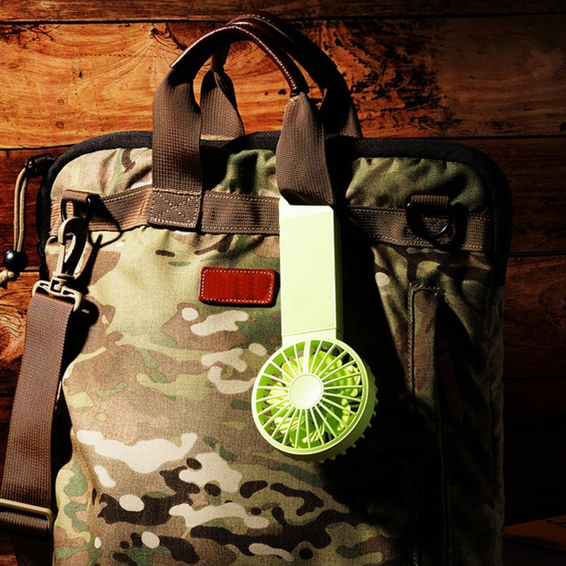 AIRMATE  USB 挂扣手持双叶扇UD801(萤光绿) - 电扇 - 塑料 绿色