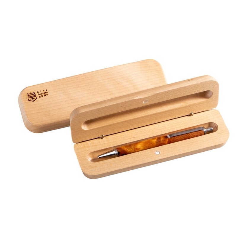 铮墨-按压式钢珠笔 - 钢珠笔 - 木头 