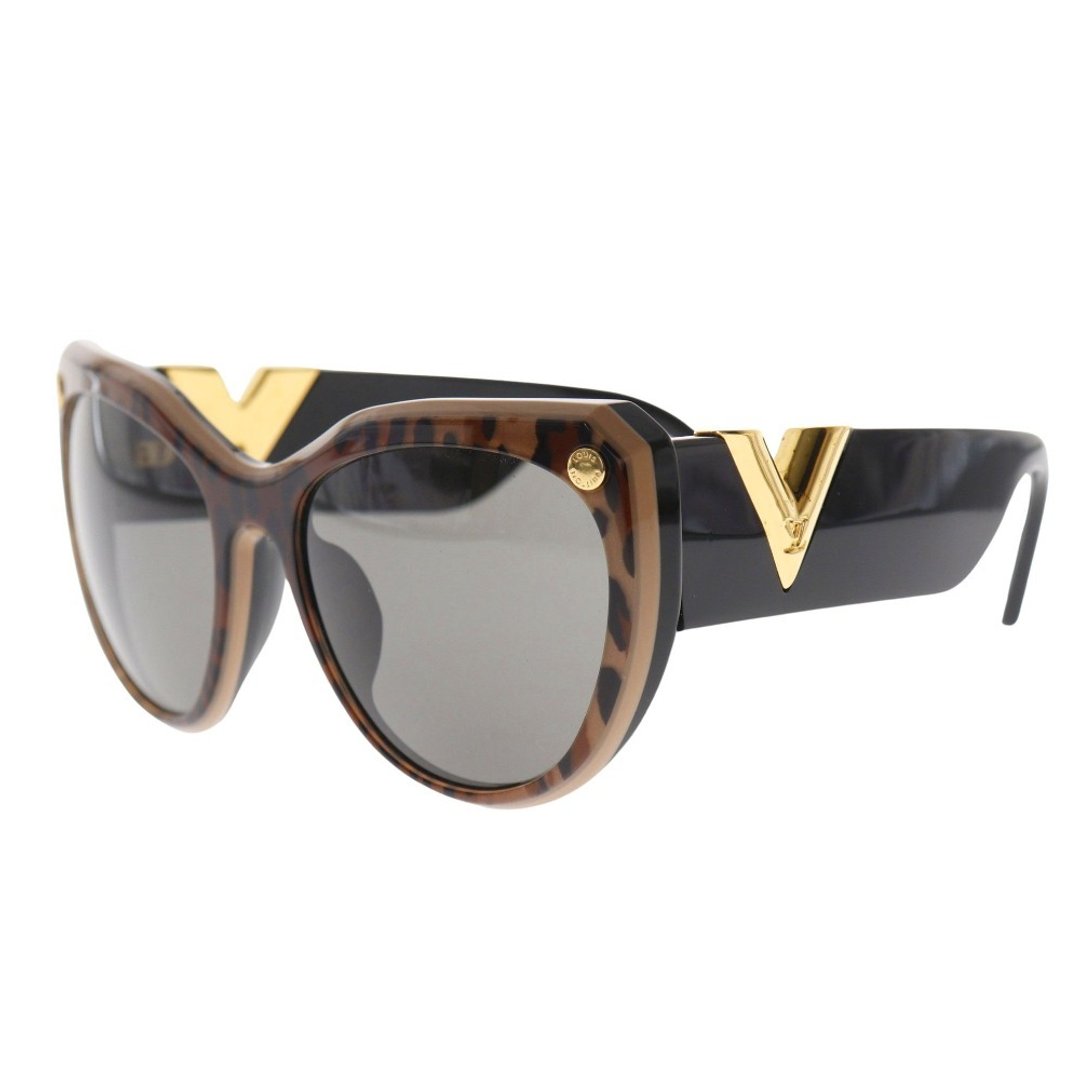 【日本直送】路易威登 LOUIS VUITTON My Lady 太阳眼镜 Essential V Z1113E 9D3 塑胶 咖啡色/黑色 【二手品】 - 墨镜 - 塑料 咖啡色