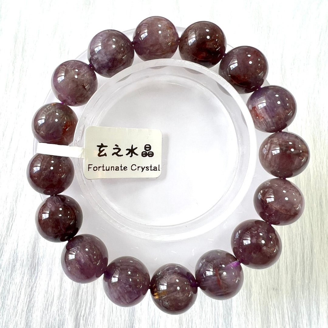 紫钛晶手串 | 水晶 | 水晶手串 | 水晶手链 | 水晶手链 - 手链/手环 - 水晶 紫色