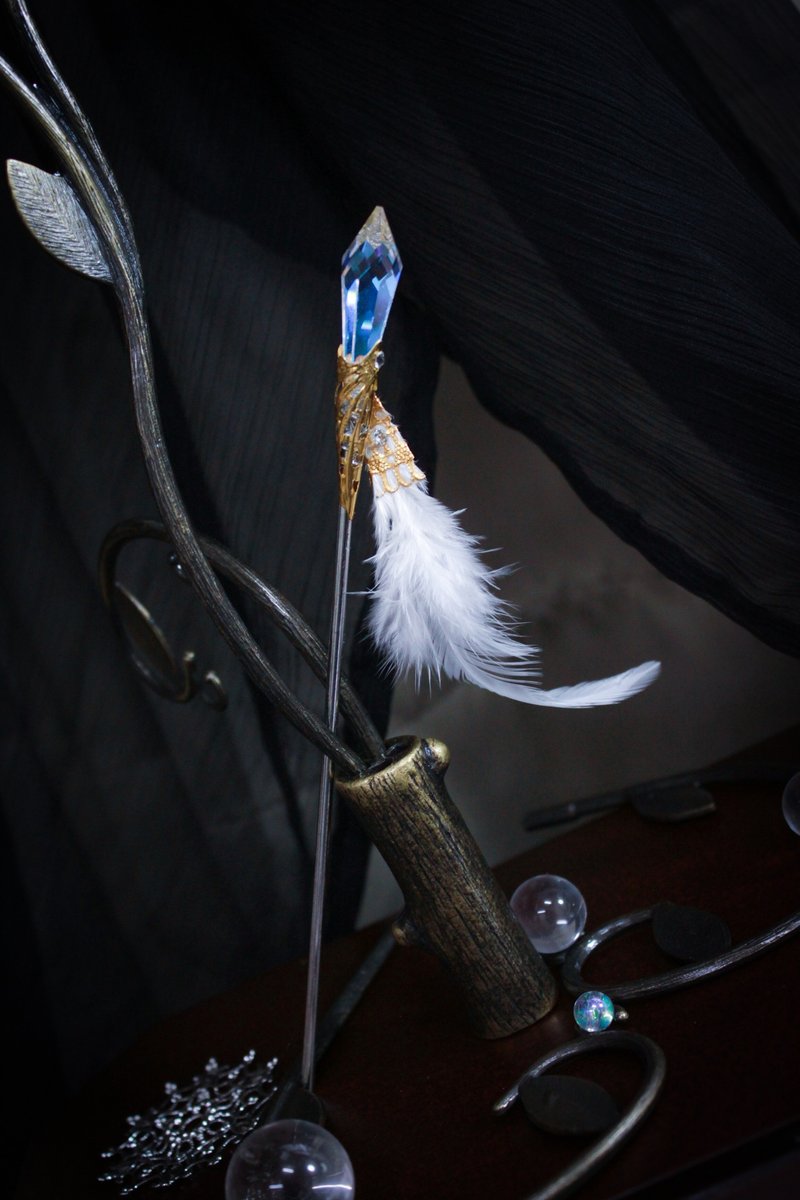 *弥露娜物语*光神的祝福 发簪 - 发饰 - 玻璃 白色