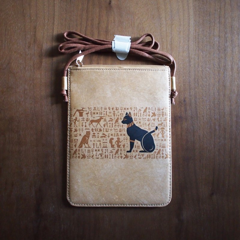 ANCIENT 埃及图案 单肩包 手机包 - 侧背包/斜挎包 - 其他材质 金色