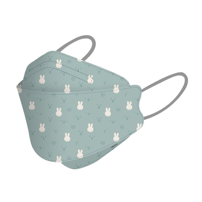 【miffy】米飞兔 防疫医用口罩 成人系列4D口罩 (10入) - 口罩 - 其他材质 多色