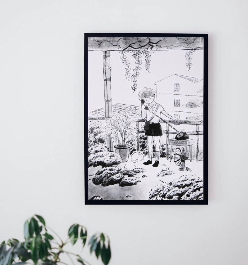 嘘—听森林的声音-A4海报 - 海报/装饰画/版画 - 纸 