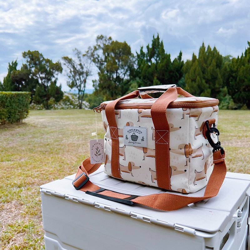 防泼水保温袋 奶油腊肠狗狗款 台湾手工制造 - 其他 - 防水材质 