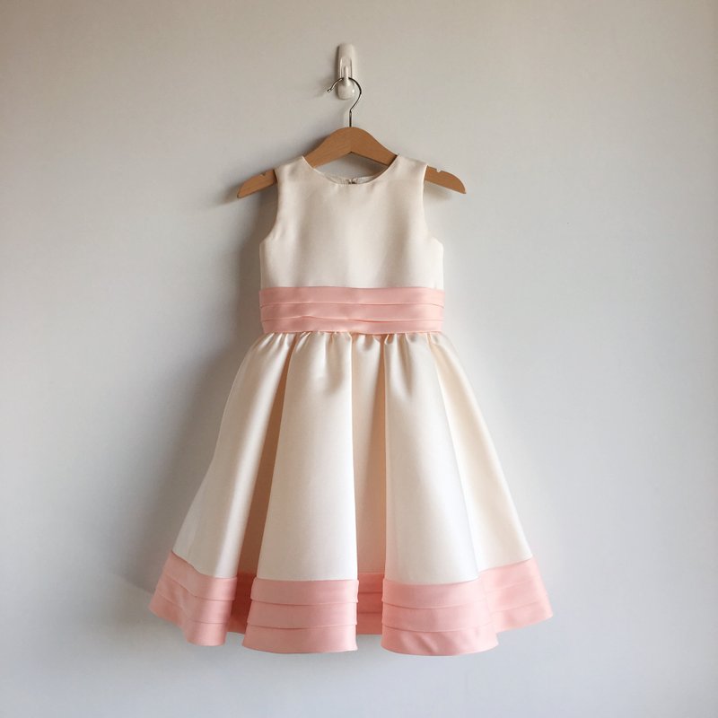 婴儿粉缎面优雅小礼服 - 其他 - 其他材质 粉红色