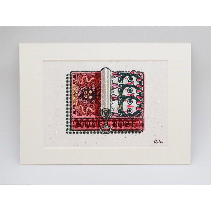 女恶魔艺术版画 - 海报/装饰画/版画 - 其他金属 蓝色