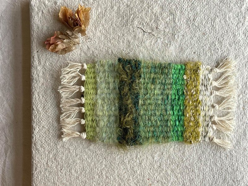 Knitting 梭织 毯 - 春回大地 - 摆饰 - 棉．麻 绿色