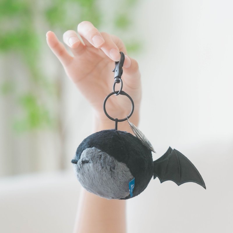 小恶魔阿企娃娃吊饰 - 吊饰 - 棉．麻 黑色