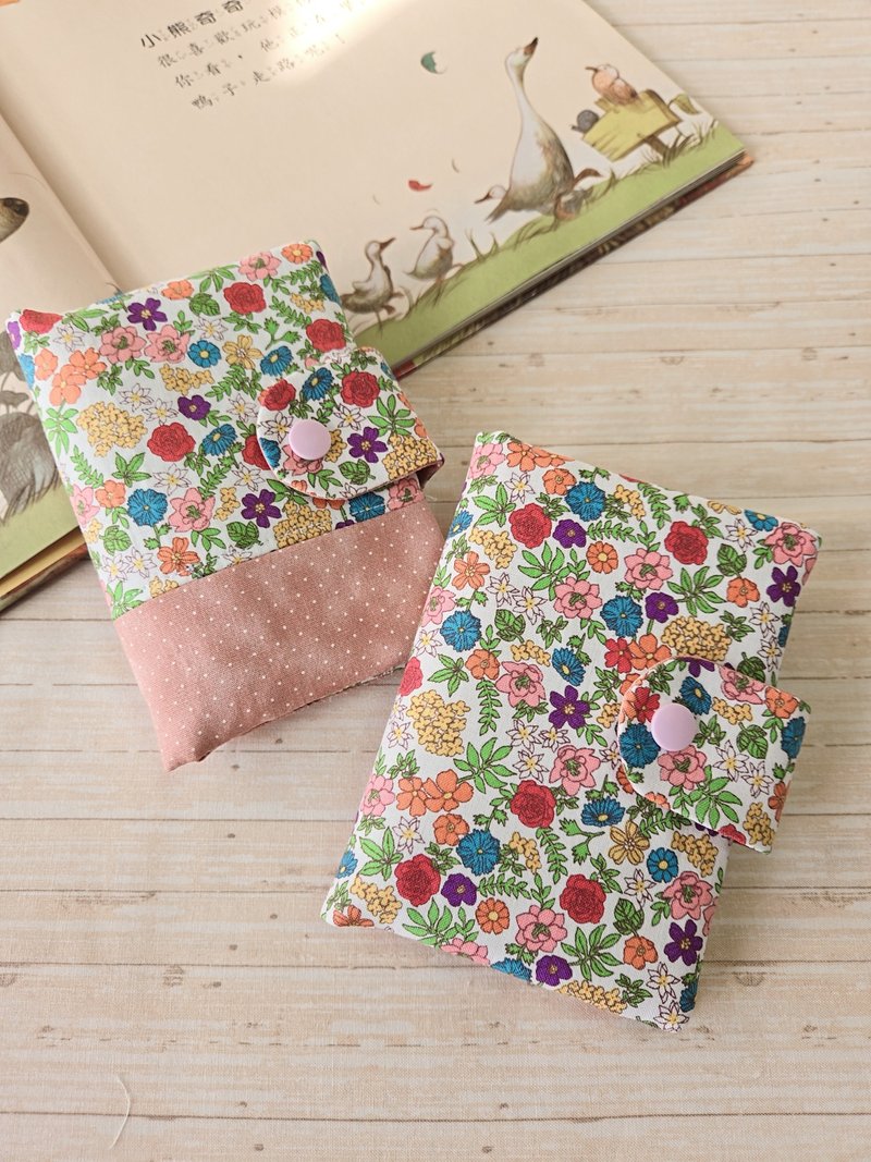 彩虹碎花 护照套 护照包 护照夹 - 护照夹/护照套 - 棉．麻 橘色