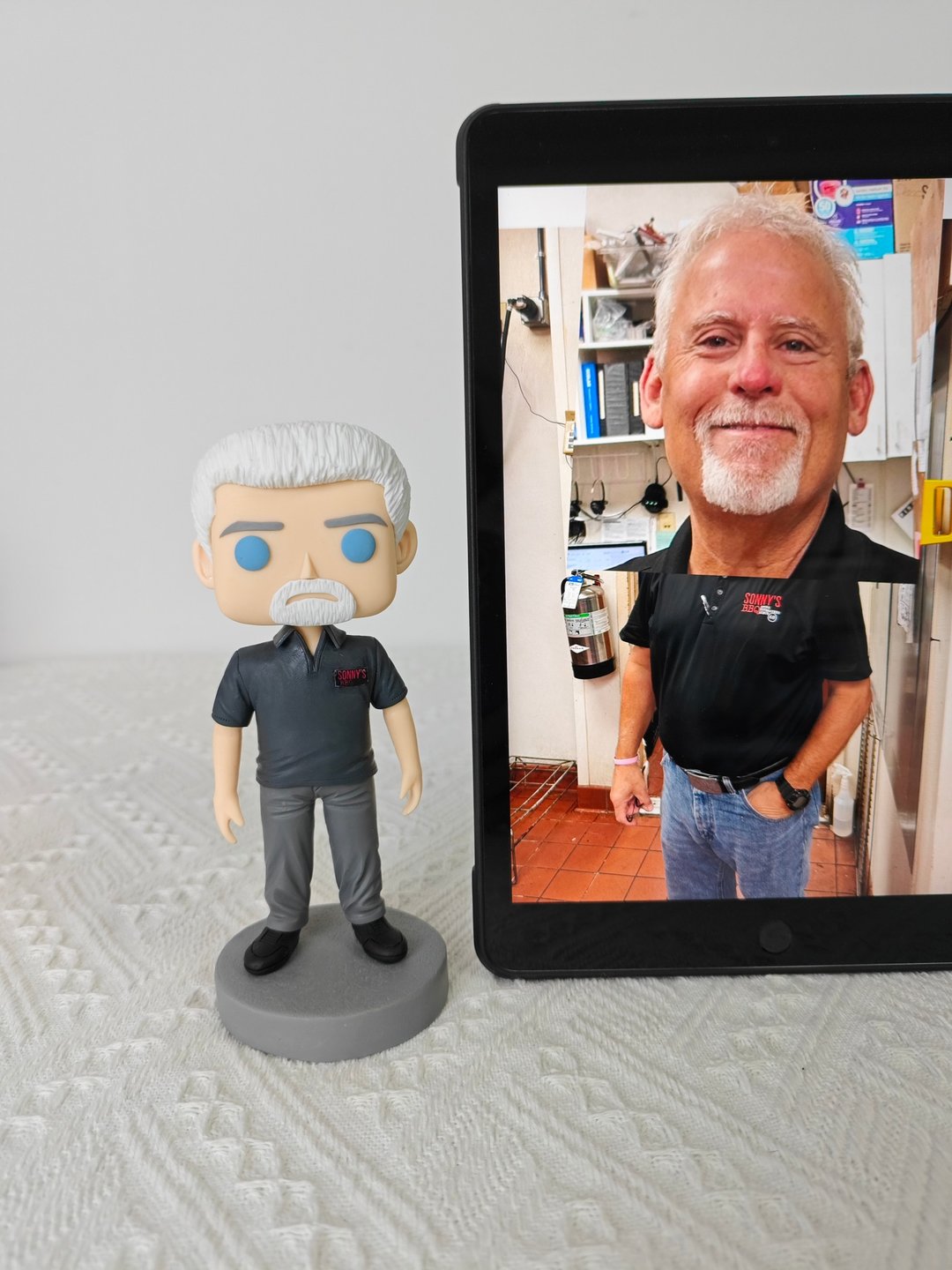 纯手工定制美国Funko Pop 自画肖像公仔娃娃男朋友老公生日礼物 - 玩偶/公仔 - 粘土 多色