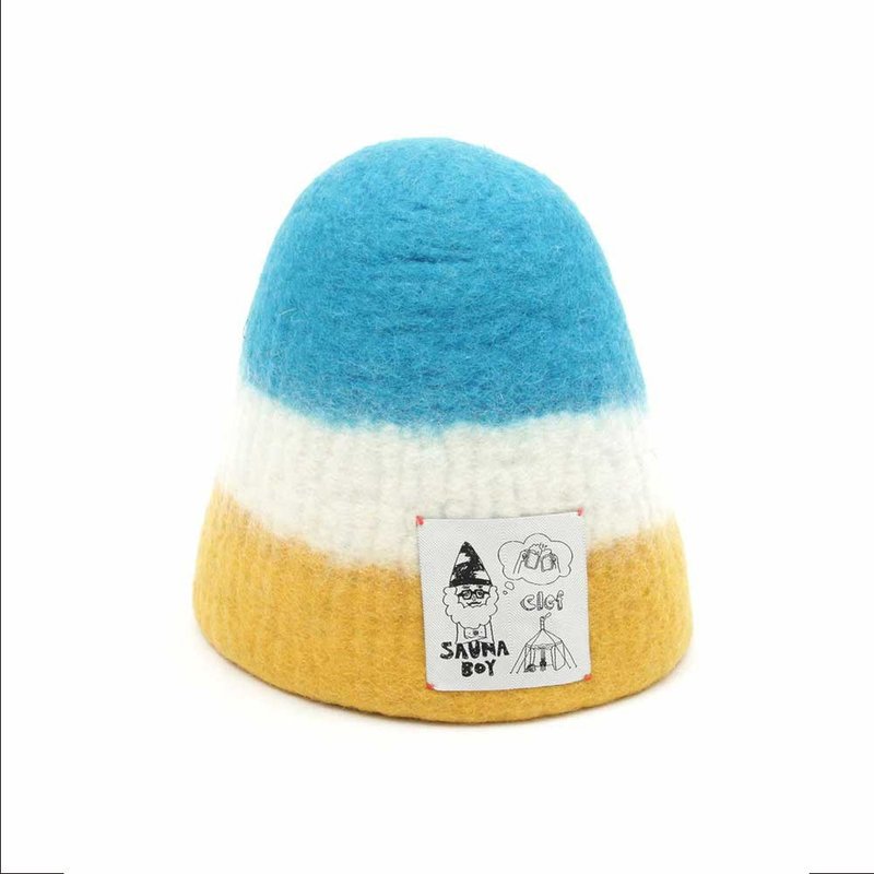 Chi-bee × CLEF SAUNA HAT SN002 桑拿帽 - 帽子 - 羊毛 多色