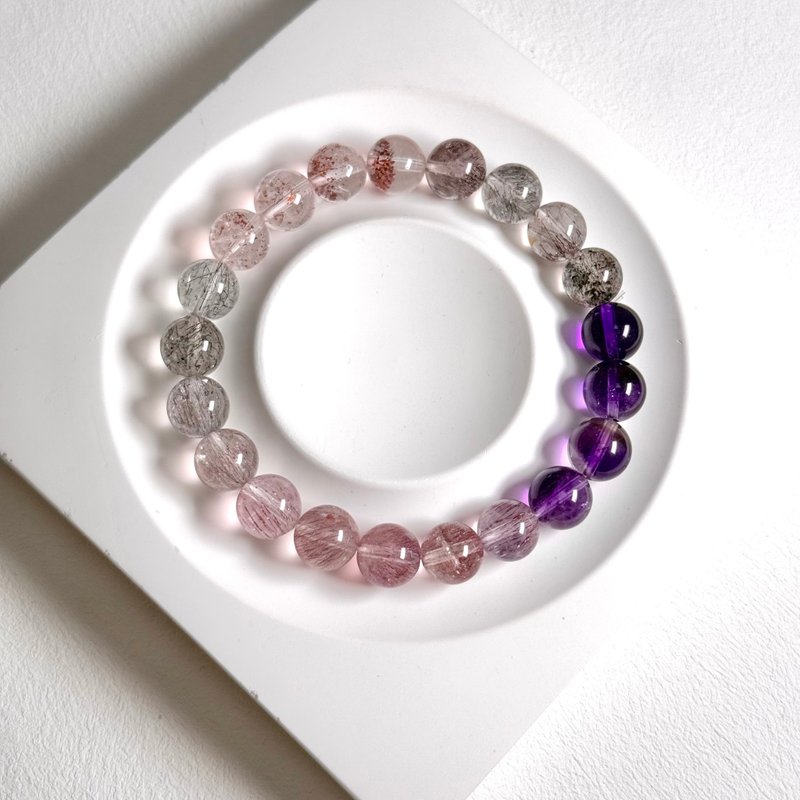 冰透超七 9MM - 手链/手环 - 水晶 多色