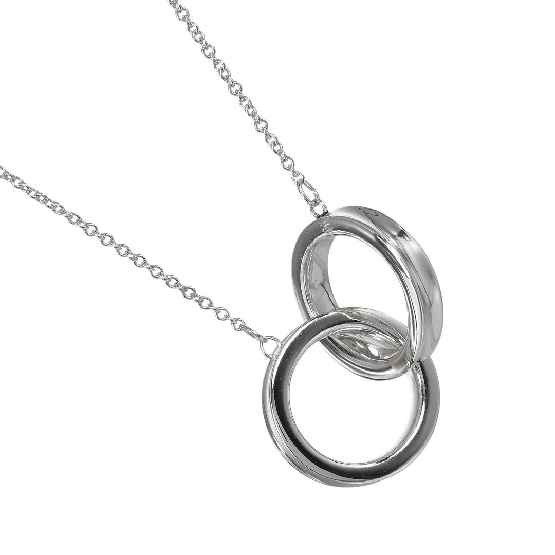 【日本直邮】蒂芬妮 项链 1837 Interlocking 银 925 约 5g TIFFANY&Co.【二手】A级 - 项链 - 银 银色