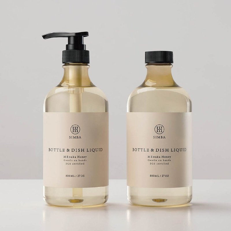 【Simba小狮王辛巴】高分解酵素奶瓶清洁剂800ml组合包(2入) - 其他 - 其他材质 卡其色