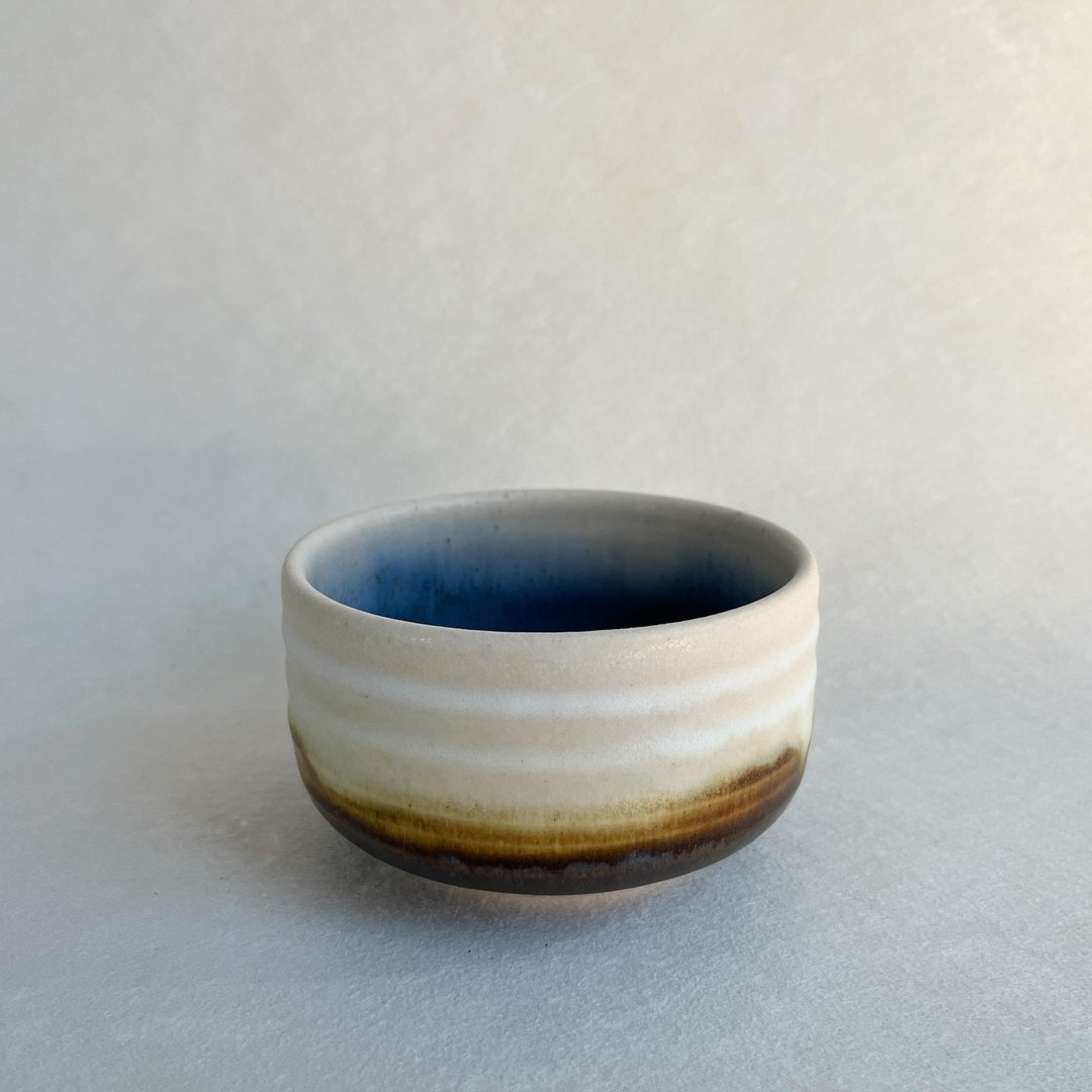 海。手工茶碗 抹茶碗 茶具 日式茶碗 茶道具 陶艺 陶器 新年礼物 - 茶具/茶杯 - 陶 多色