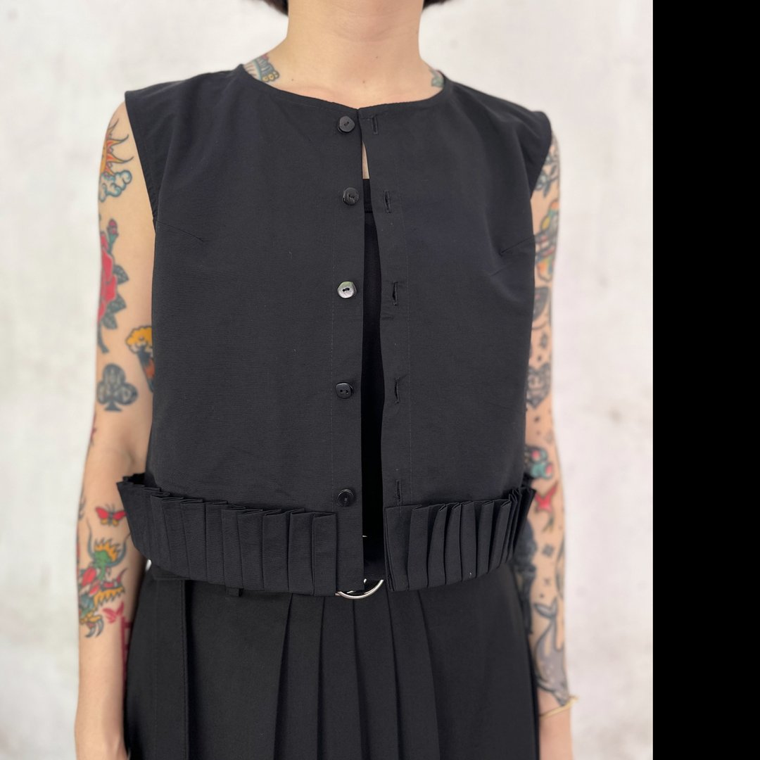 Cupcake Vest2.0 - 女装背心 - 其他人造纤维 黑色