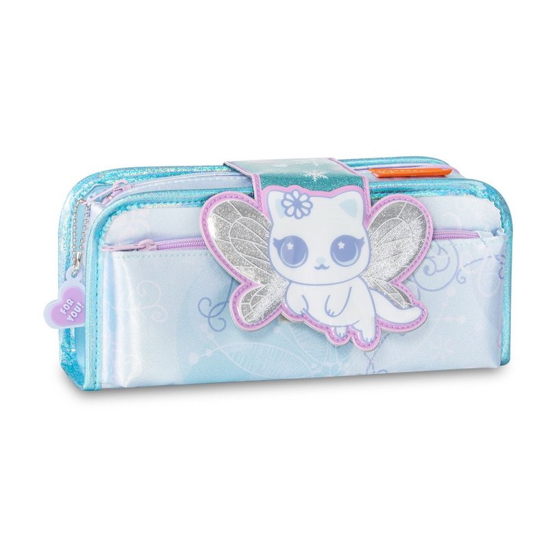 2in1 趣味铅笔盒-雪白猫咪 FunTime - 铅笔盒/笔袋 - 聚酯纤维 透明