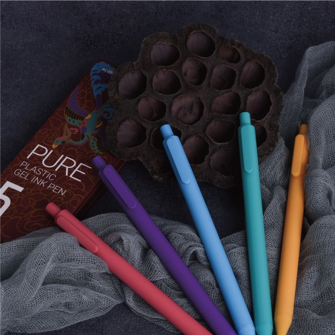 KACO - PURE 书源 0.5中性笔 国风伍-风华 5色5支装 - 其他书写用品 - 其他材质 咖啡色
