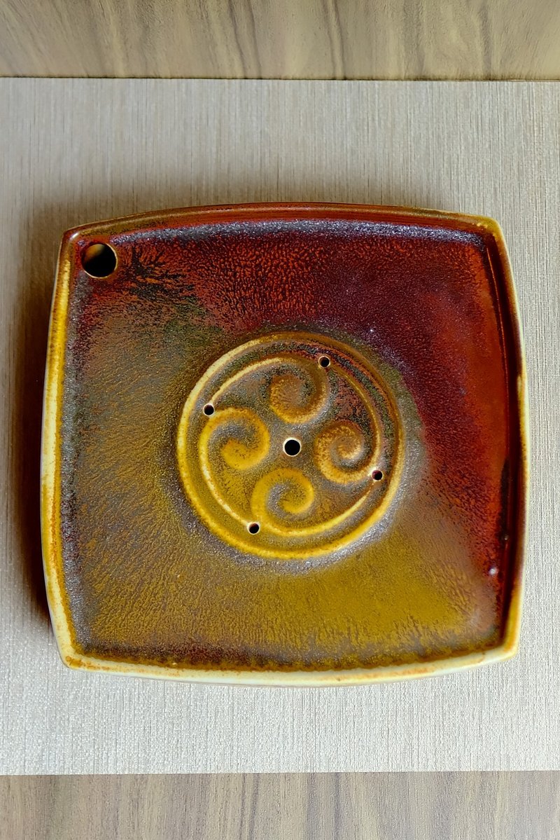 柴烧壶盛-落灰铁红壶盛 - 陶艺 - 陶 