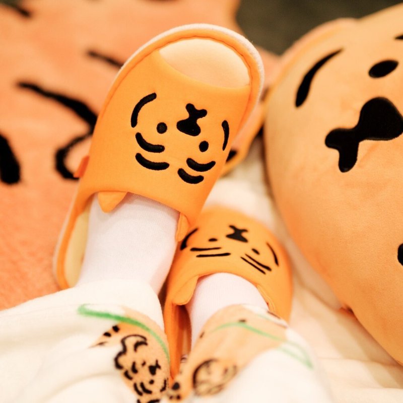 躺肥虎 居家 室内拖鞋 - 室内拖鞋 - 棉．麻 