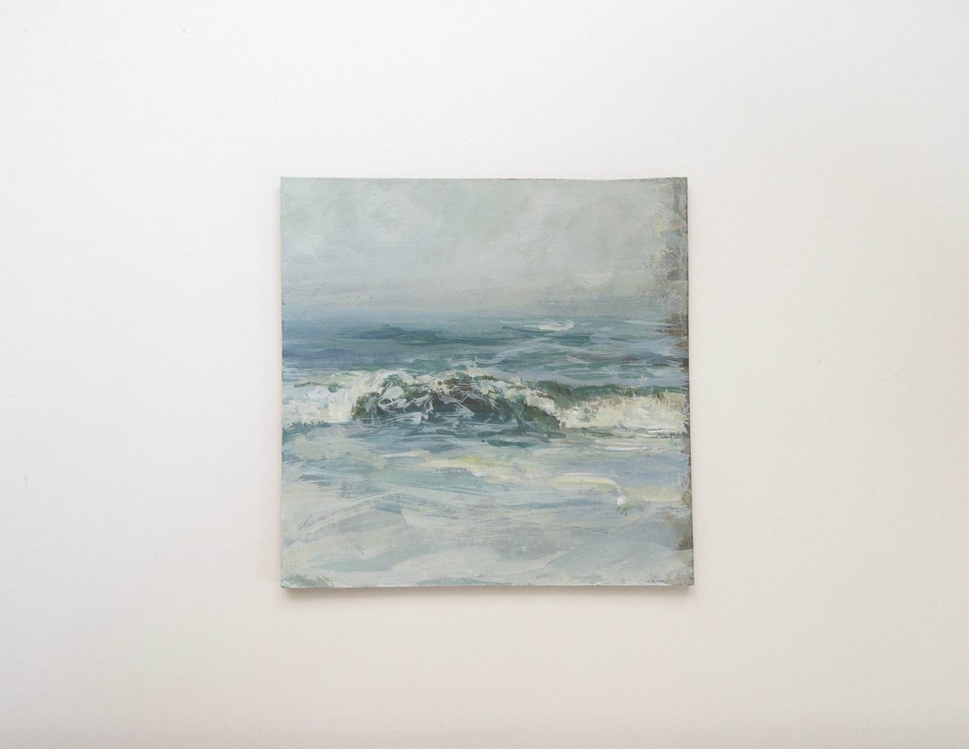 【一个陶醉的小画面】原画 之 海浪 系列 手绘 空间装饰 - 摆饰 - 纸 