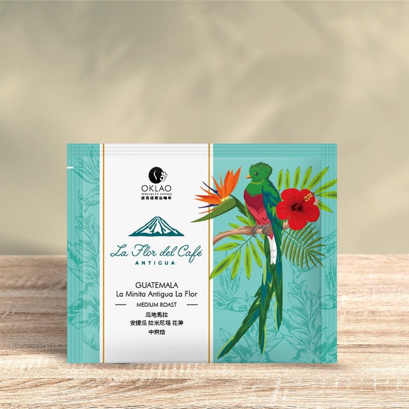 【欧客佬】危地马拉 安提瓜 花神 水洗 白金烘焙 (5入) - 咖啡 - 新鲜食材 绿色