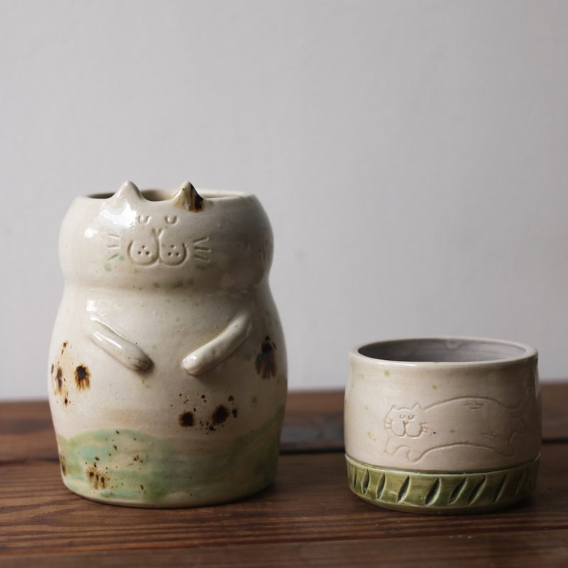 茶海、茶杯 丨茶具组 - 咖啡杯/马克杯 - 陶 