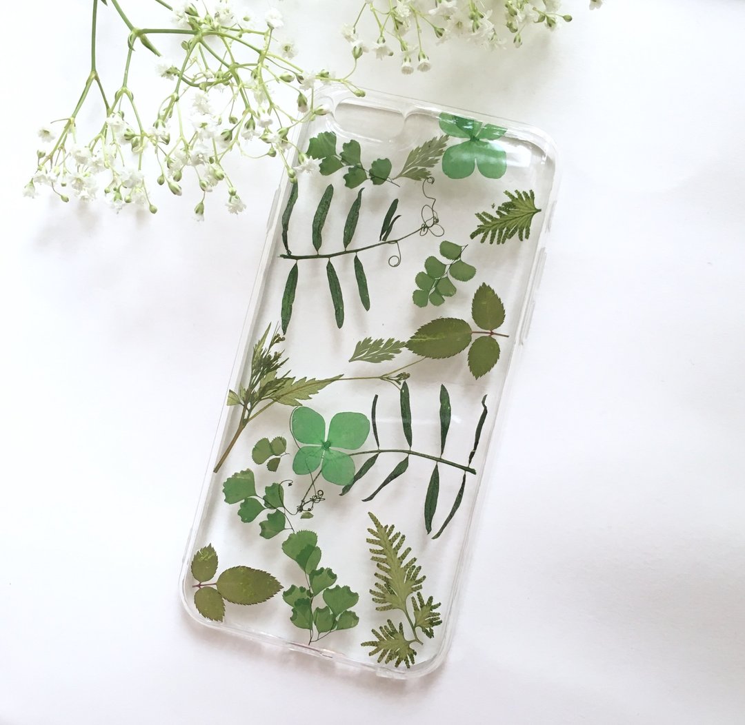 光合作用 真花手机壳 SE2 - 手机壳/手机套 - 硅胶 绿色