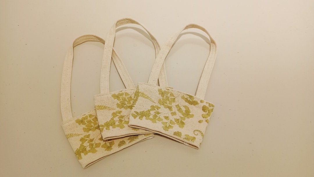 蕨蕨 饮料提袋 - 随行杯提袋/水壶袋 - 棉 
