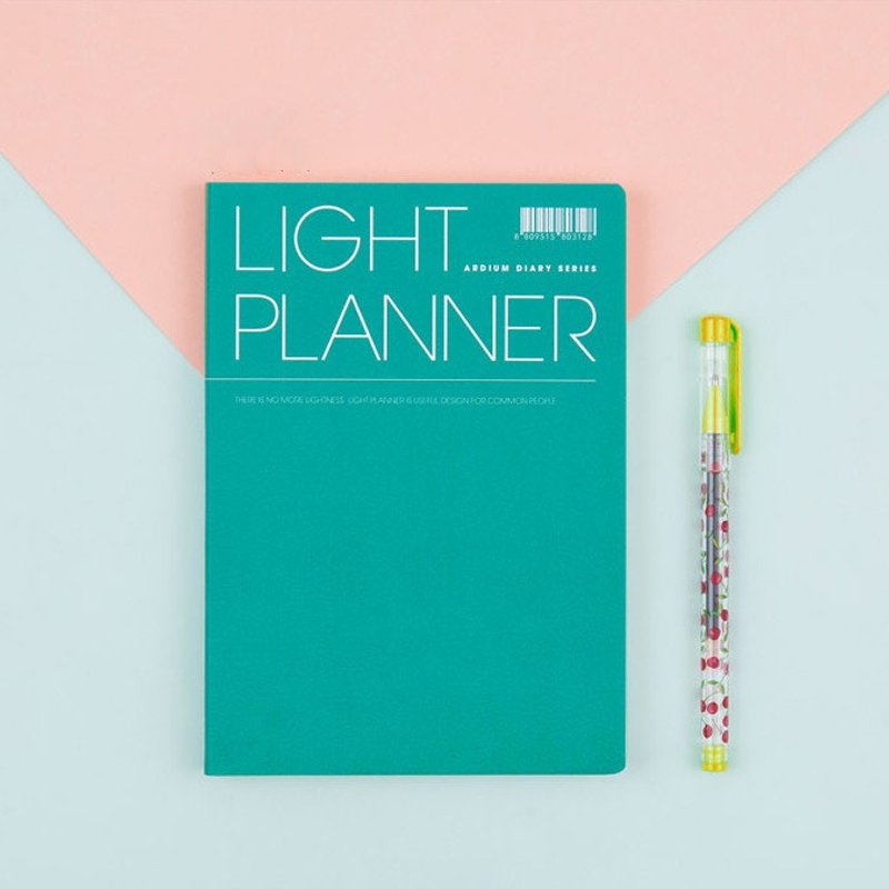 2018 ARDIUM LIGHT PLANNER 行事历/手帐 - 薄荷绿 - 笔记本/手帐 - 纸 绿色
