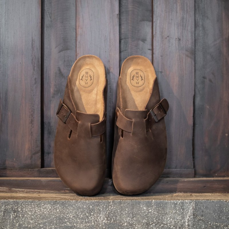 包头勃肯_疯马咖 35-45码 女版卖场 - 男女凉鞋 - 真皮 咖啡色