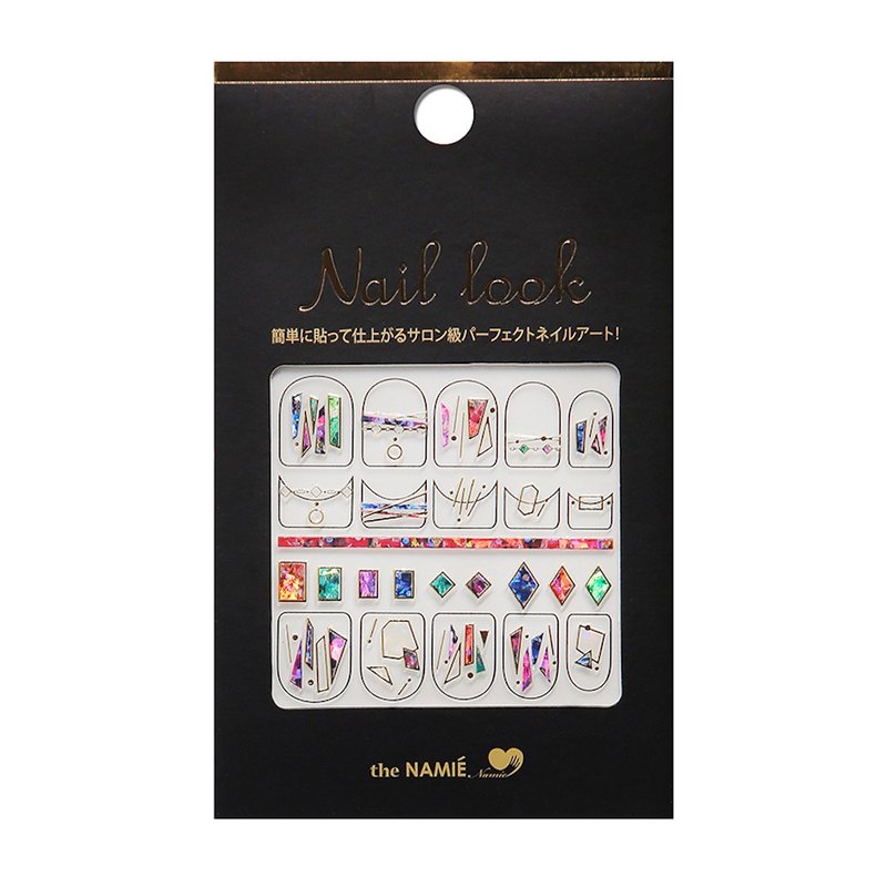 【 DIY 美甲】Nail Look 美甲装饰艺术贴纸 丰彩碎片 - 指甲油/指甲贴 - 纸 金色