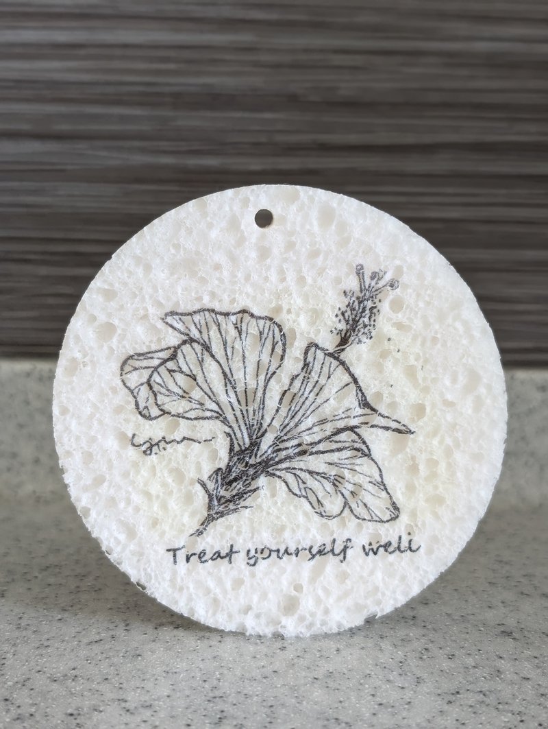 木浆清洁棉布 / 手绘植物插图 / 洗澡洗碗洗车 - 其他 - 海绵 