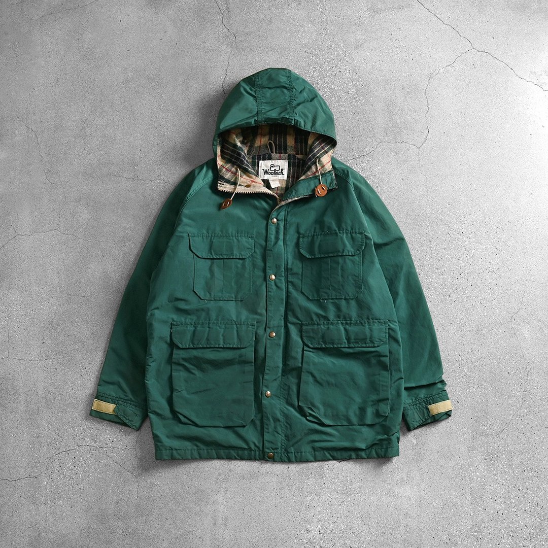 Vintage Woolrich 登山外套 / 古着运动外套、古着风衣外套 - 男装外套 - 聚酯纤维 绿色
