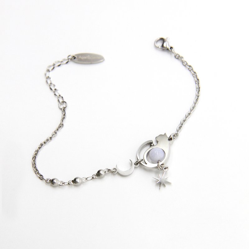 LunaWhisker 猫咪星辰喵手链 - 手链/手环 - 不锈钢 