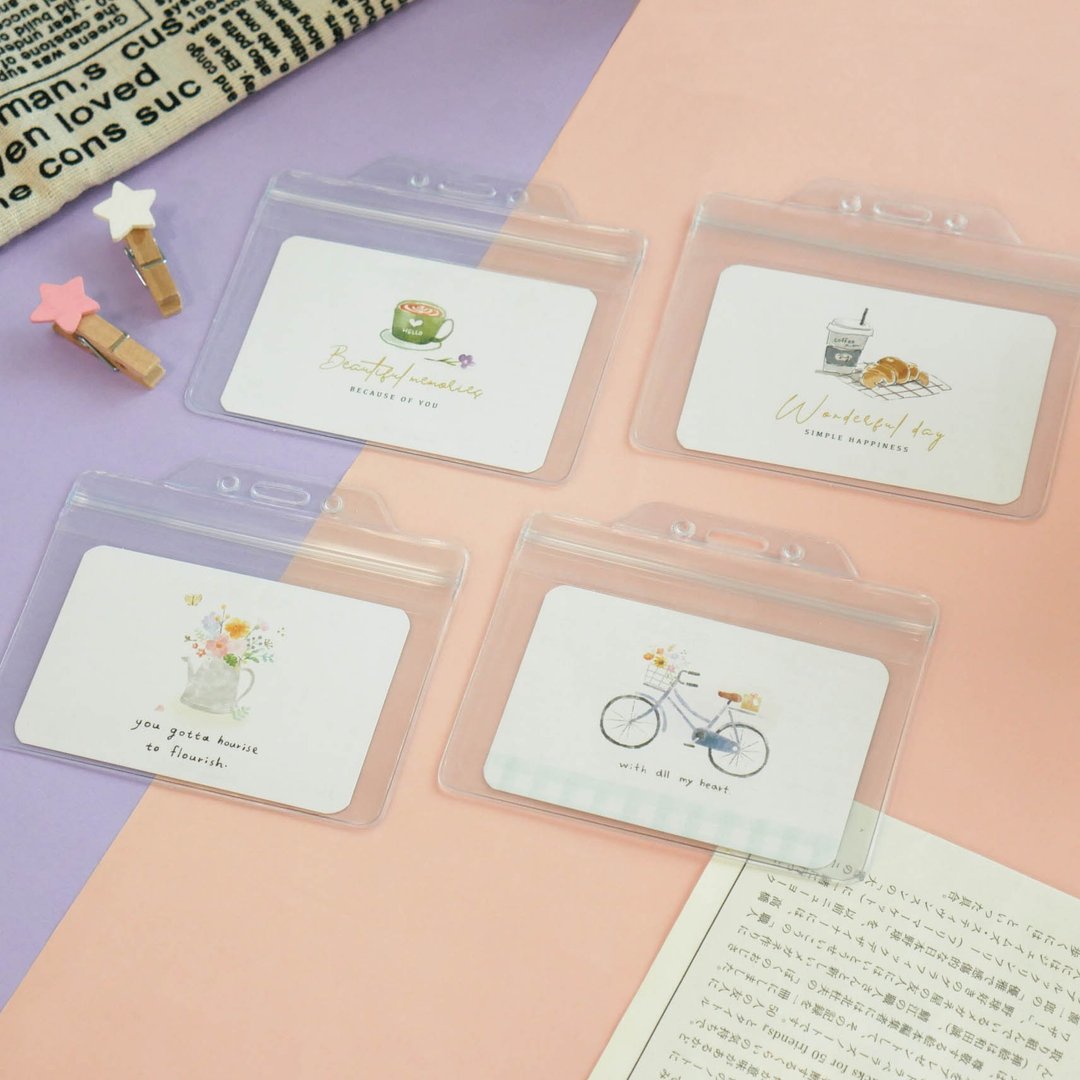 简约淡彩 横式证件套。JTE-85 - 证件套/卡套 - 塑料 